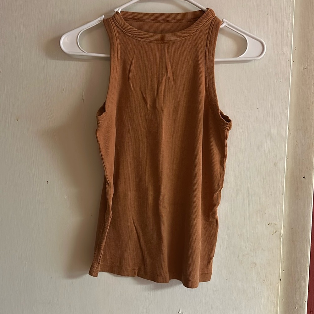 Medium burnt orange tank top